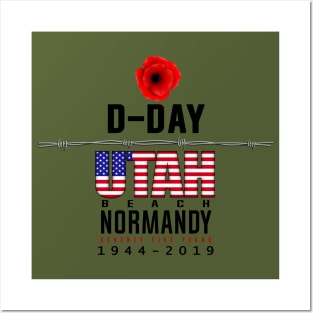 D Day Utah Beach Anniversary Posters and Art